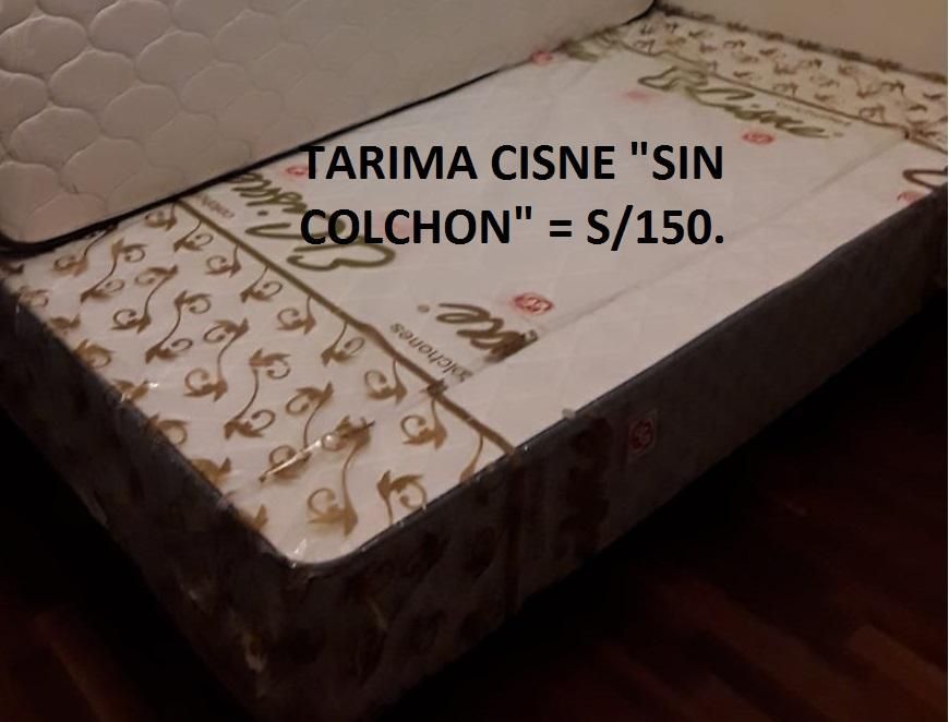 TARIMA CISNE "SIN COLCHON" S/150.