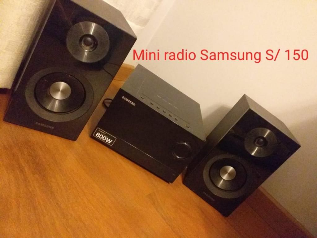 Vendo Mini Radio Samung