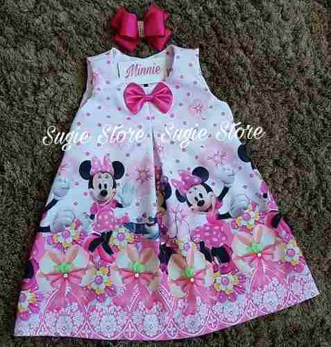 Vestido Temático Minnie Mouse