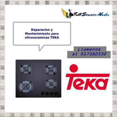 017582532 SERVICIO TECNICO PARA COCINAS VITROCERAMICAS TEKA