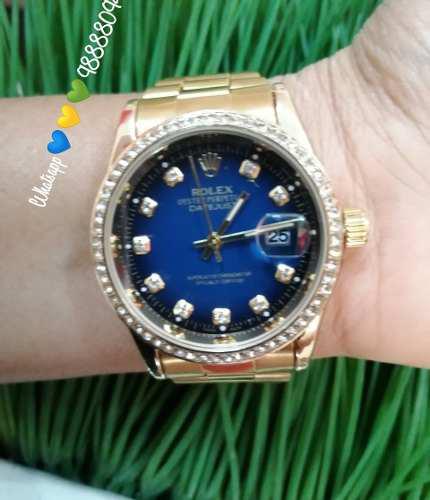 Reloj Rolex Gold+blue