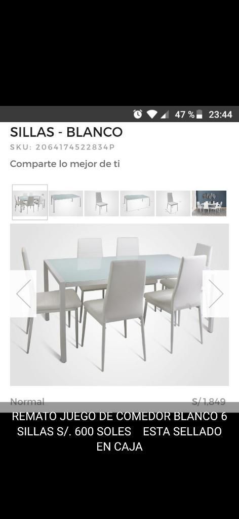 Remato Comedor Nuevo