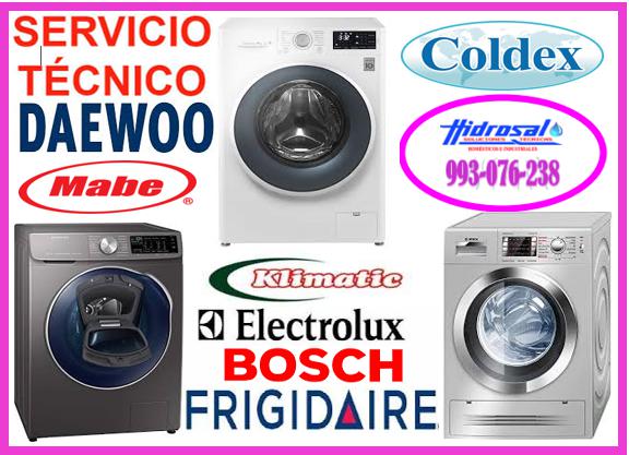 Servicio técnico daewoo reparaciones de lavadoras