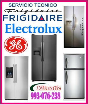 Servicio técnico de refrigeradoras frigidaire 993-076-238