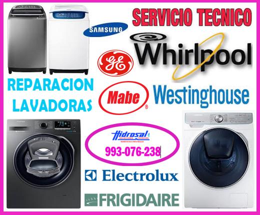 Servicio tecnico de lavadoras y secadoras