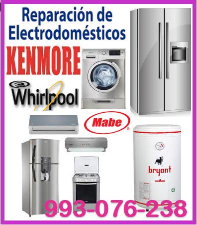 Servicio tecnico de refrigeradoras kenmore 993076238