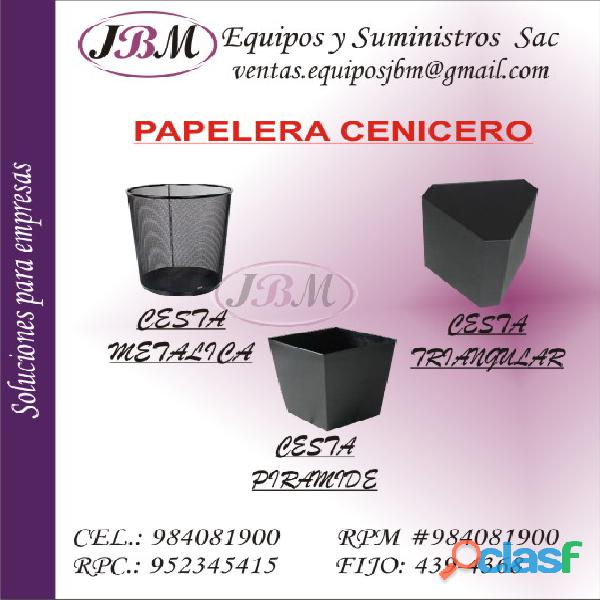 Tachos de basura / Papeleras / Lima