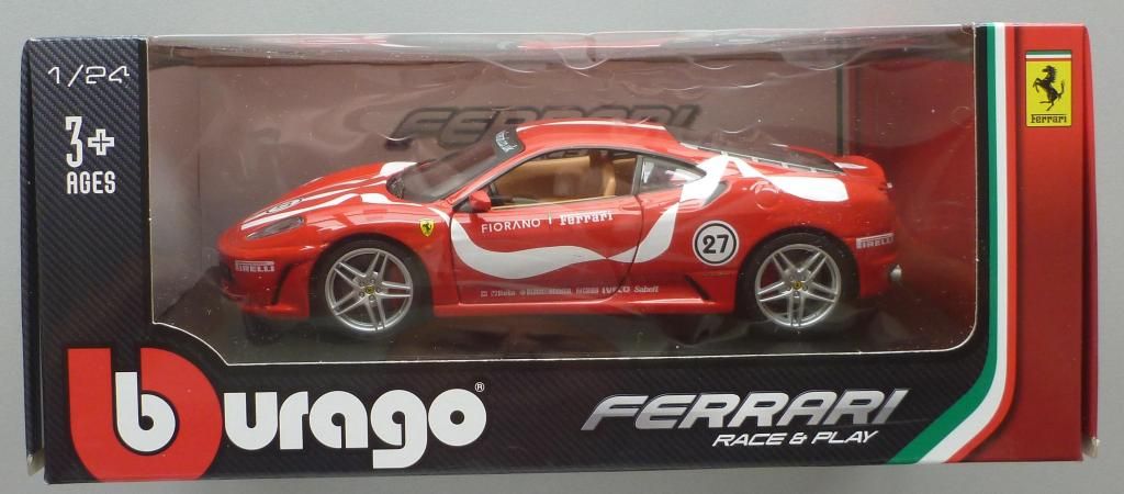 BBurago escala 1/24 Ferrari 458 Spider Dino Enzo 246GT Tag: