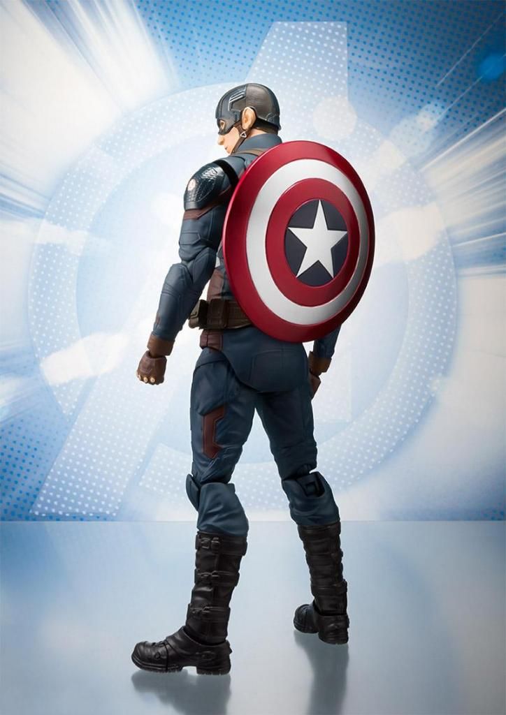 Figura De Acción Endgame Capitán América Figuarts 15cm