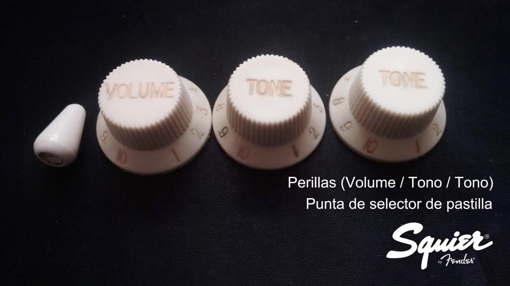 Perillas Y Punta De Selector De Pastillas Squier By Fender