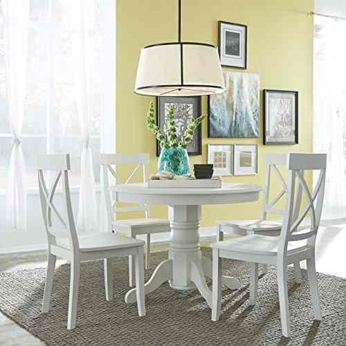 Home Styles 5piece Dining Set Antique White Finish