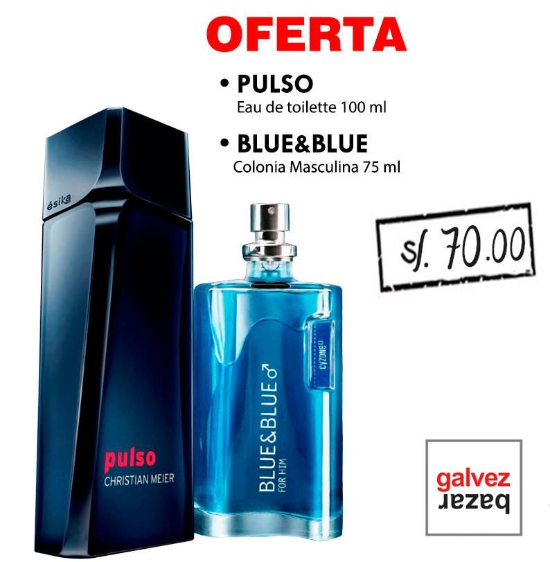 Perfume Pulso Colonia Blue Blue