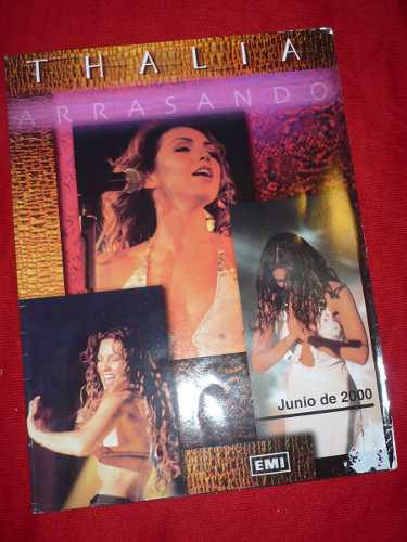 Thalia - Arrasando Folleto Promocional Original Emi 2000