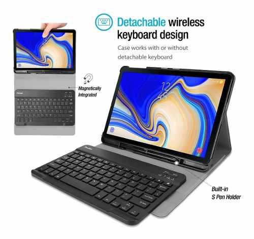 Case C/ Teclado Bluetooth Galaxy Tab S4 10.5 T830 2018 Usa