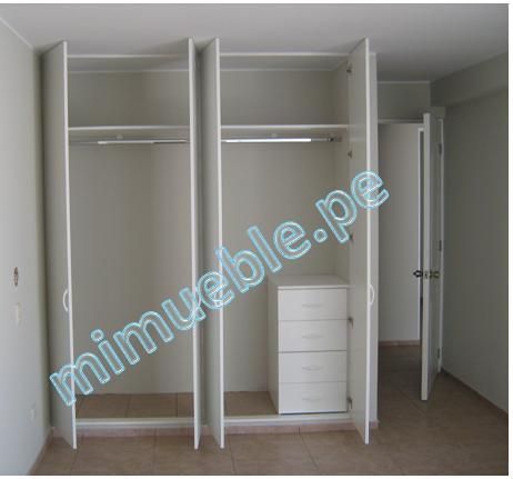 Closet melamine Blanco