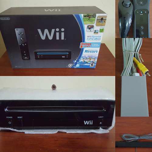 Consola Nintendo Wii + Wii Sports Y Wii Sports Resort