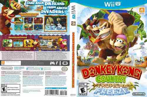 Donkey Kong Country Tropical Wii U Pal Estuche Manual Full