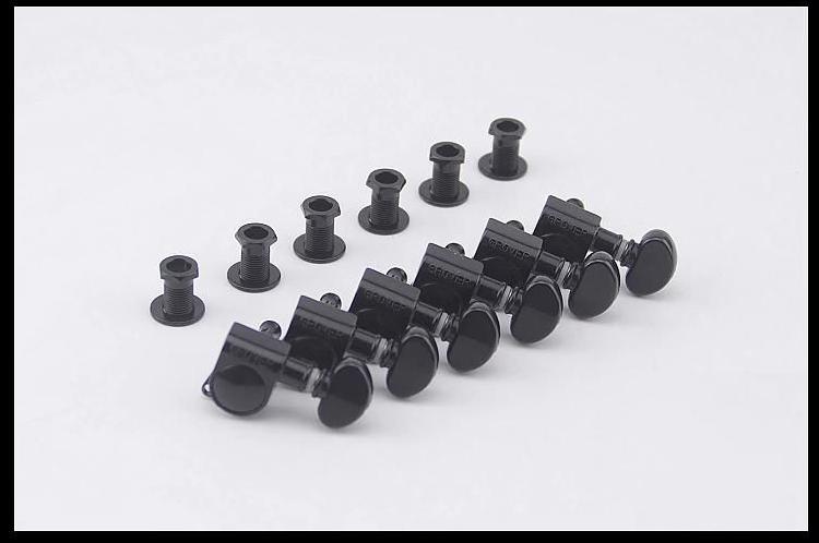Grover Rotomatic Series 6R en Linea DIestro Negras Ideal