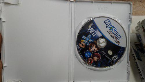 Nintendo Wii Juego My Sims Agentes Original, Perfecto Estado