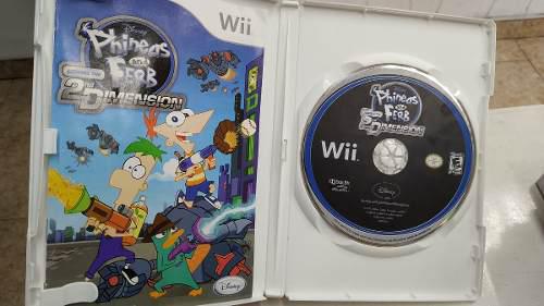 Nintendo Wii Juego Phineas And Ferb De Disney, Original Ok