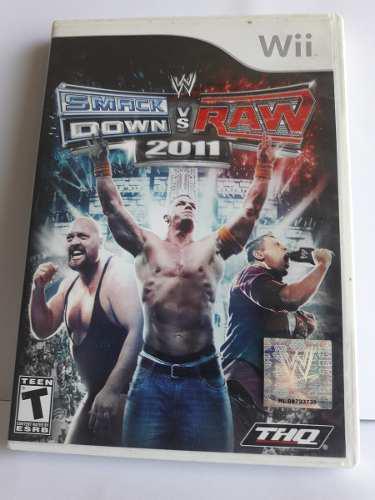 Nintendo Wii Juego Smackdown Vs Raw 2011 (original)