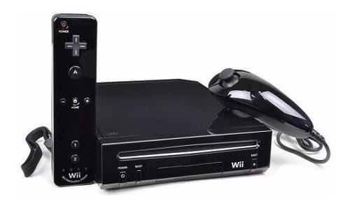 Nintendo Wii Negro + Juego Original Estado 9.5/10