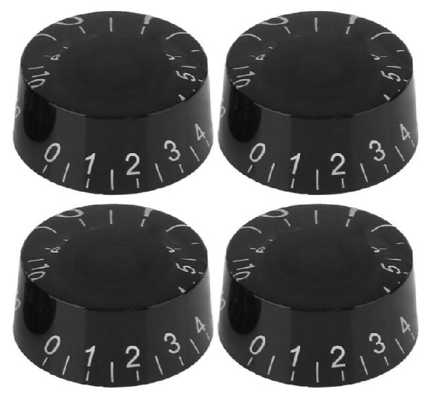 Perillas Speed Knobs Negras Ideal Les Paul Grandes Set
