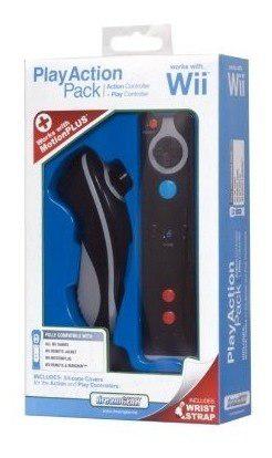 Play Action Pack-wii Remote Y Nunchuk-nintendo Wii Dreamgear