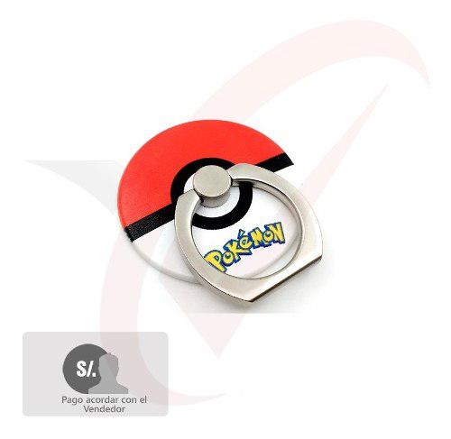 Soporte Anillo Pokemon Para Telefonos Tablets Y Otros