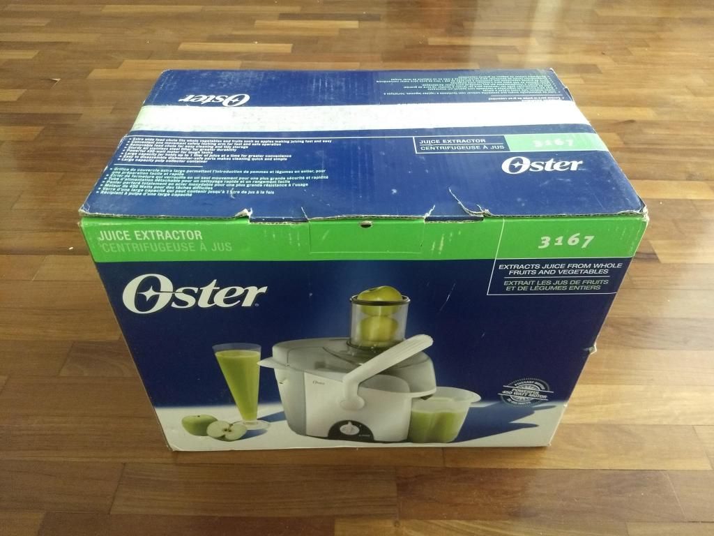 Vendo extractor de jugos Oster nuevo