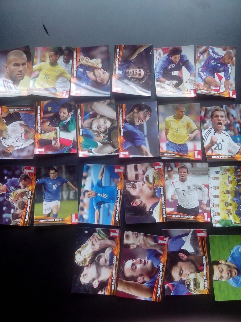 Cards del mundial de Fútbol Alemania 