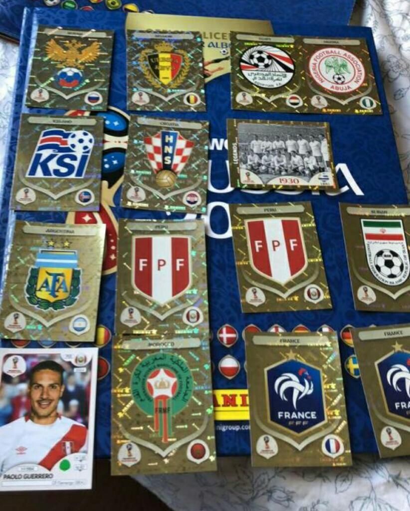 Figuras Mundial Panini