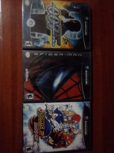 Gamecube Juegos Sonic 007 Y Spider Man