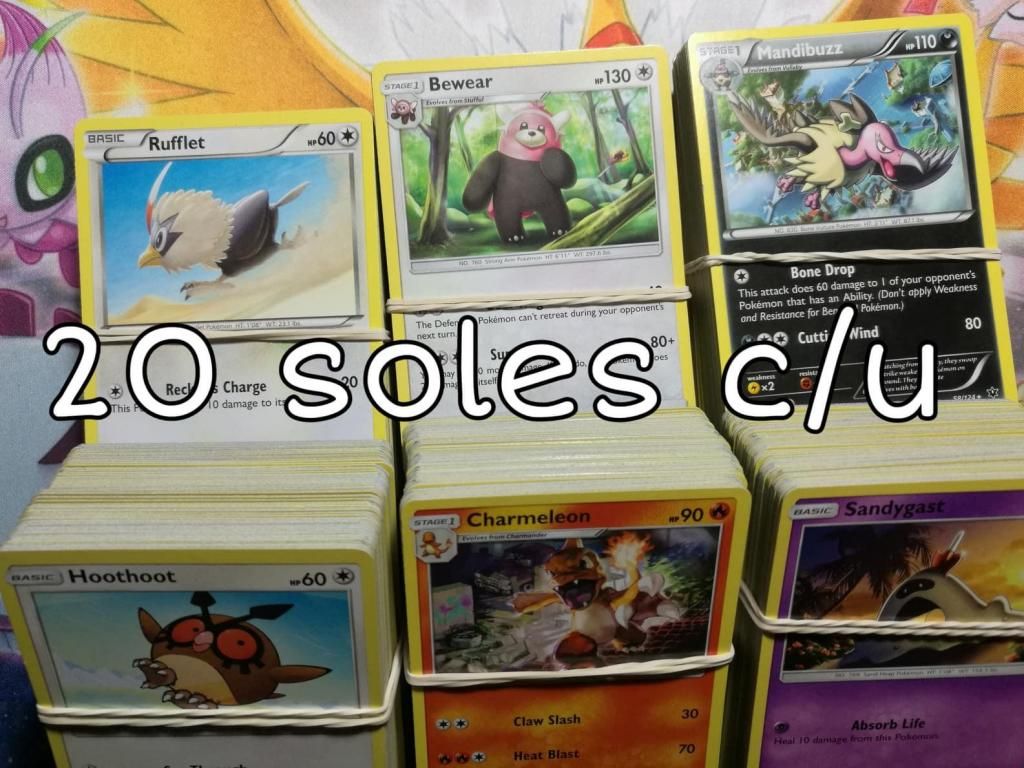 Lote de 100 cartas pokemon