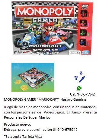 MONOPOLY GAMER “MARIOKART” Hasbro Gaming