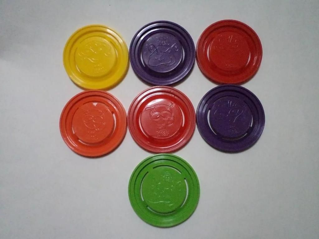 Mini Frisbees promocionales de LECHE IDEAL coleccion