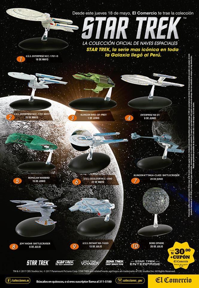 Naves Star Trek Colección Completa