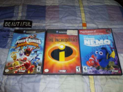 Pack De 3 Juegos Gamecube Nintendo Y Sony Playstation 2