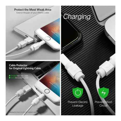 Protector De Cable De Carga iPhone/iPad/ Iwatch Lightning