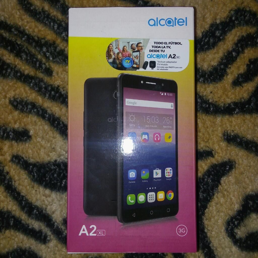 Caja Celular Alcatel A2xl con Manuales