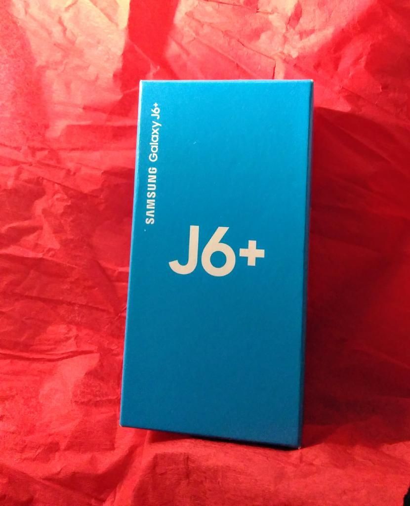 J6 Plus Caja Vacía Samsung con Folletos