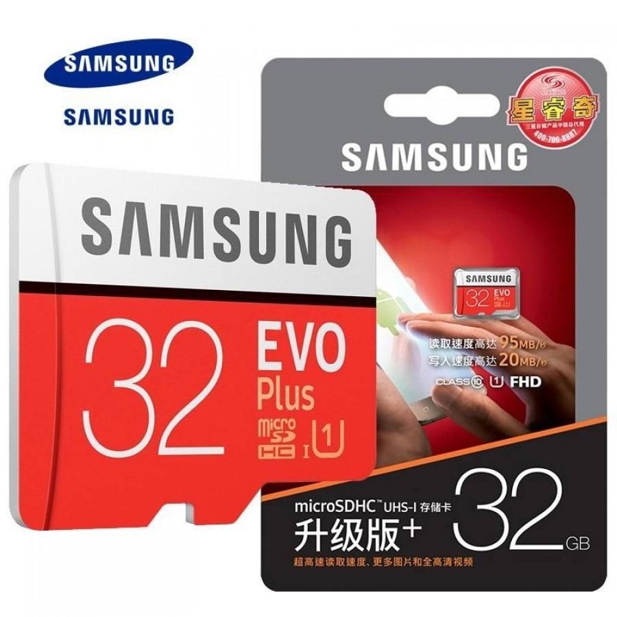 Memoria Micro Sd Samsung 32 Gb Evo Plus Clase 10 Veloz