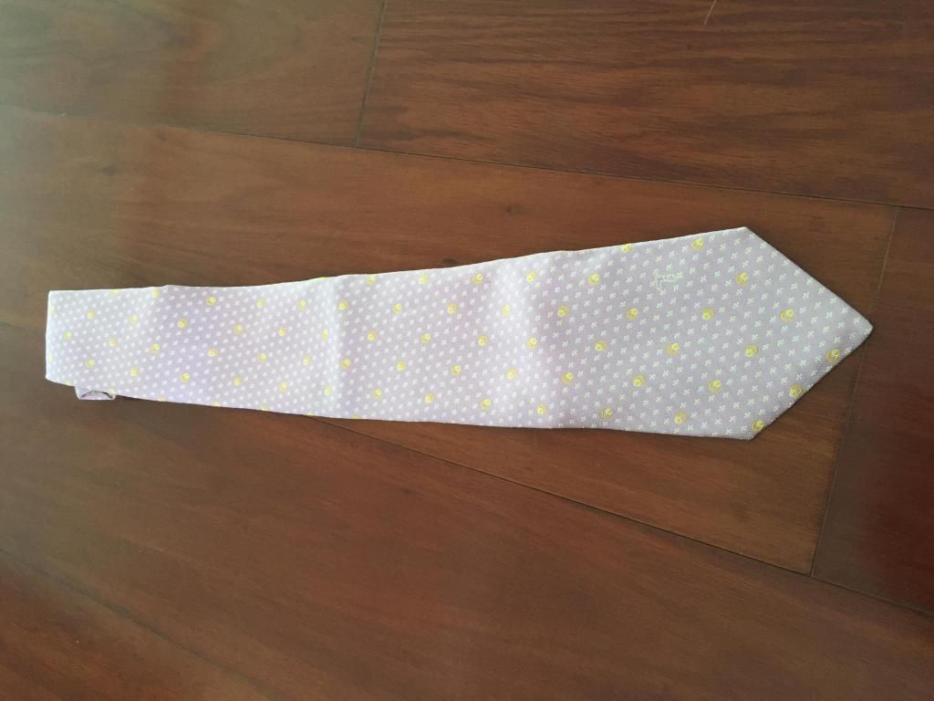 Corbata auténtica TRUSSARDI usada como nueva