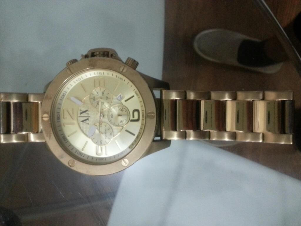 Reloj Armani Exchange Bañado en Oro