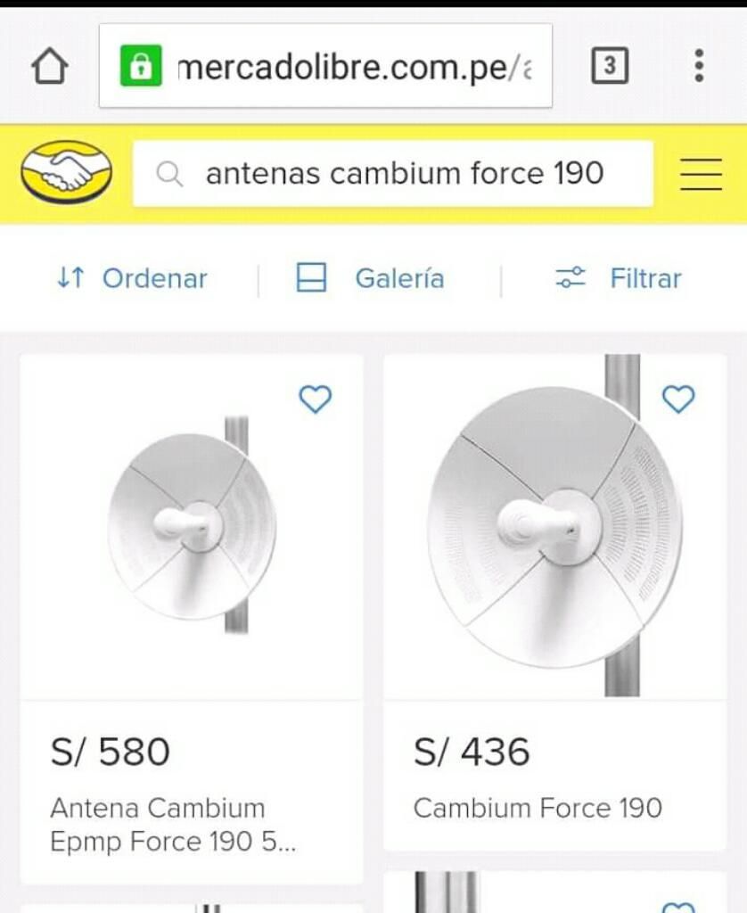 Antena Cambium Force 190