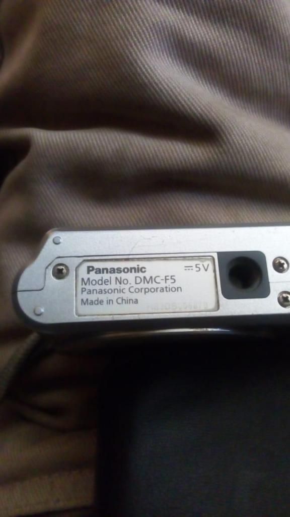 Camara Panasonic DMC - F5... C. 