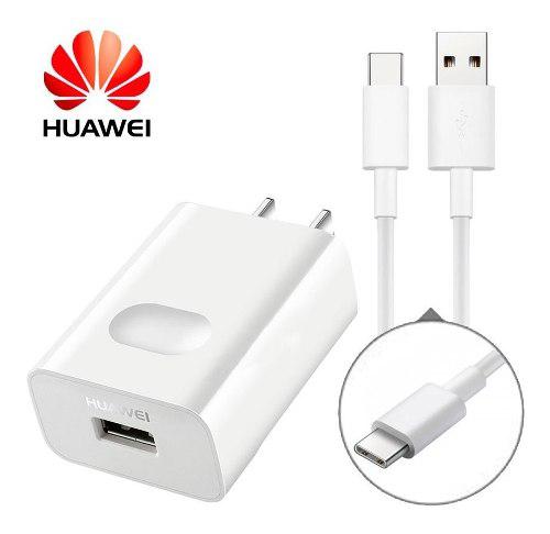Huawei Cargador Carga Rápida 9v 2a Con Cable Usb Tipo C