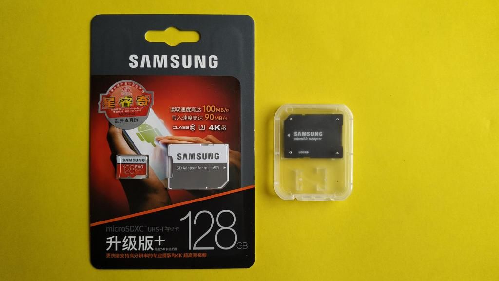 Samsung micro SD 128 gb Evo plus Uhsi U Mbs