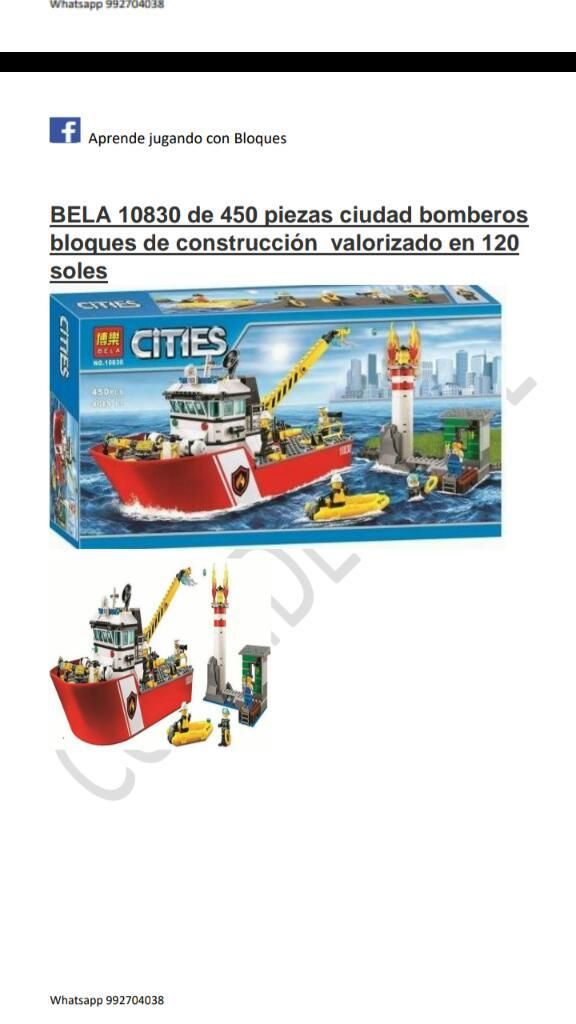 Barco City Lego Alterno