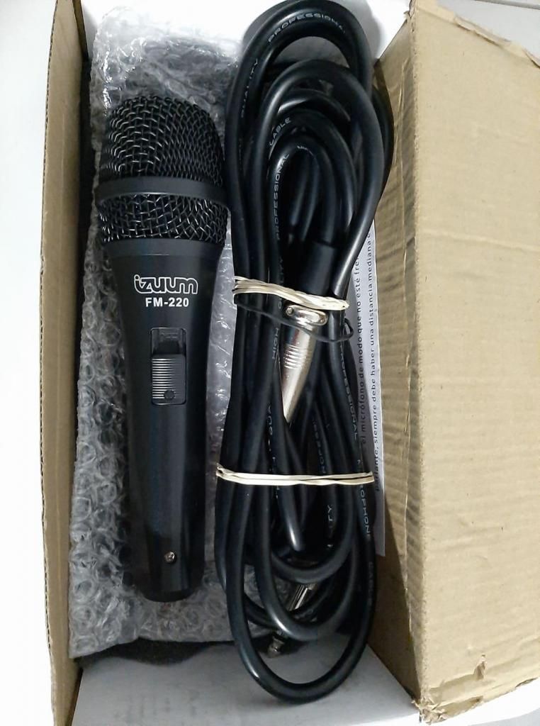 Como Nuevo!! Microfono Izuum Fm-220 En Caja